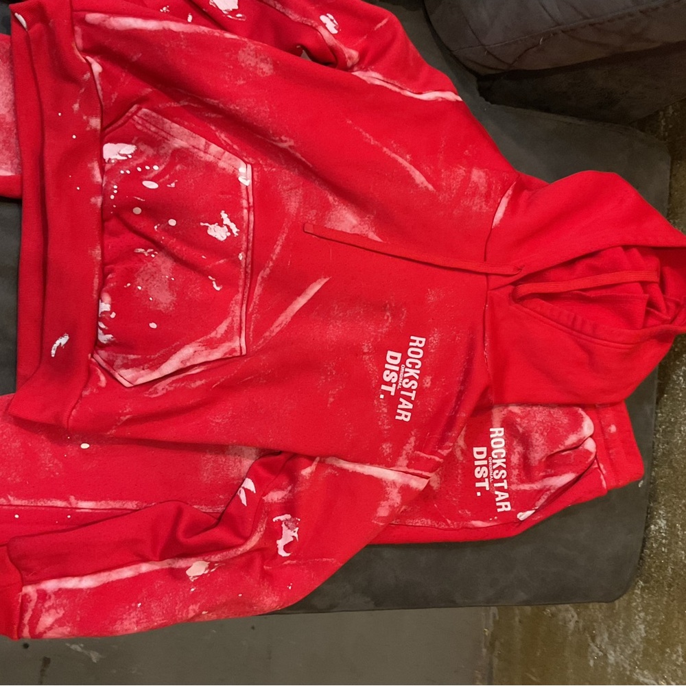 Rockstar Dist. Red Joggers